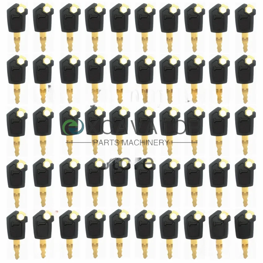 

50 pcs iron key For Caterpillar Tractor Loader Truck 5P8500 Heavy Equipment Ignition Key new