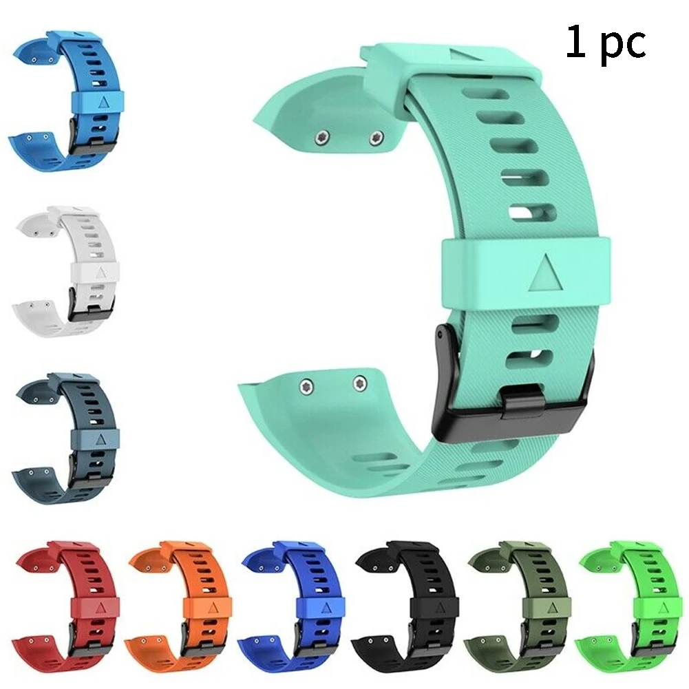 سوار معصم بديل للجنسين لـgarmin Forerunner 35 ، حزام ساعة سيليكون كاجوال ، مشبك دبوس ، تنفس ، ملون ، ملحقات