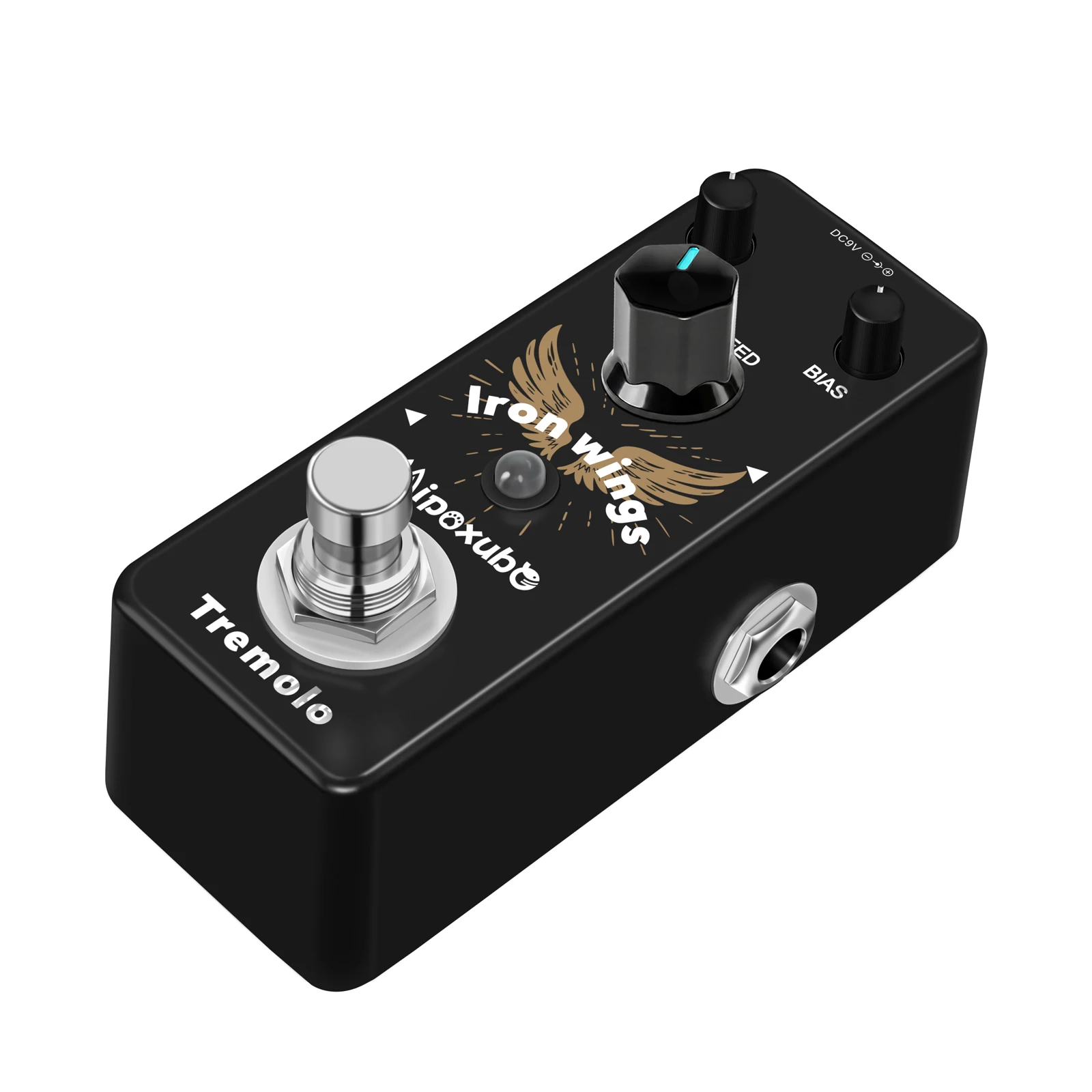 Mipoxube Iron Wings Tremolo Guitar Effects Pedal Optical Trelicopter Effector Bypass Electric Guitar Bass Parts & Accessories