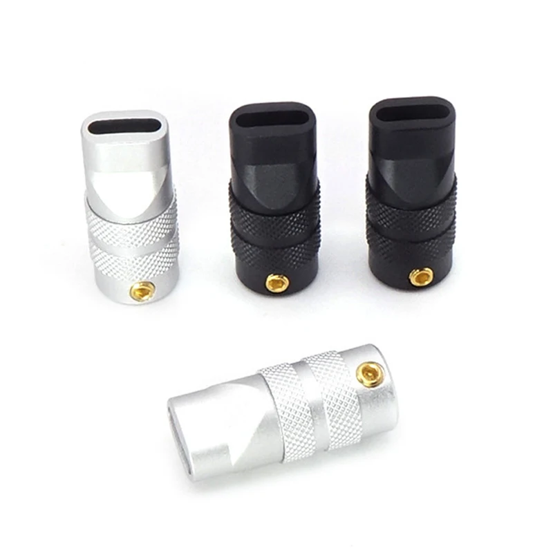 1PCS USB C Type-C for Shell for Case Data Cable Wire Plug Metal for Shell DIY Accessories 2x0.6cm Black White Housing