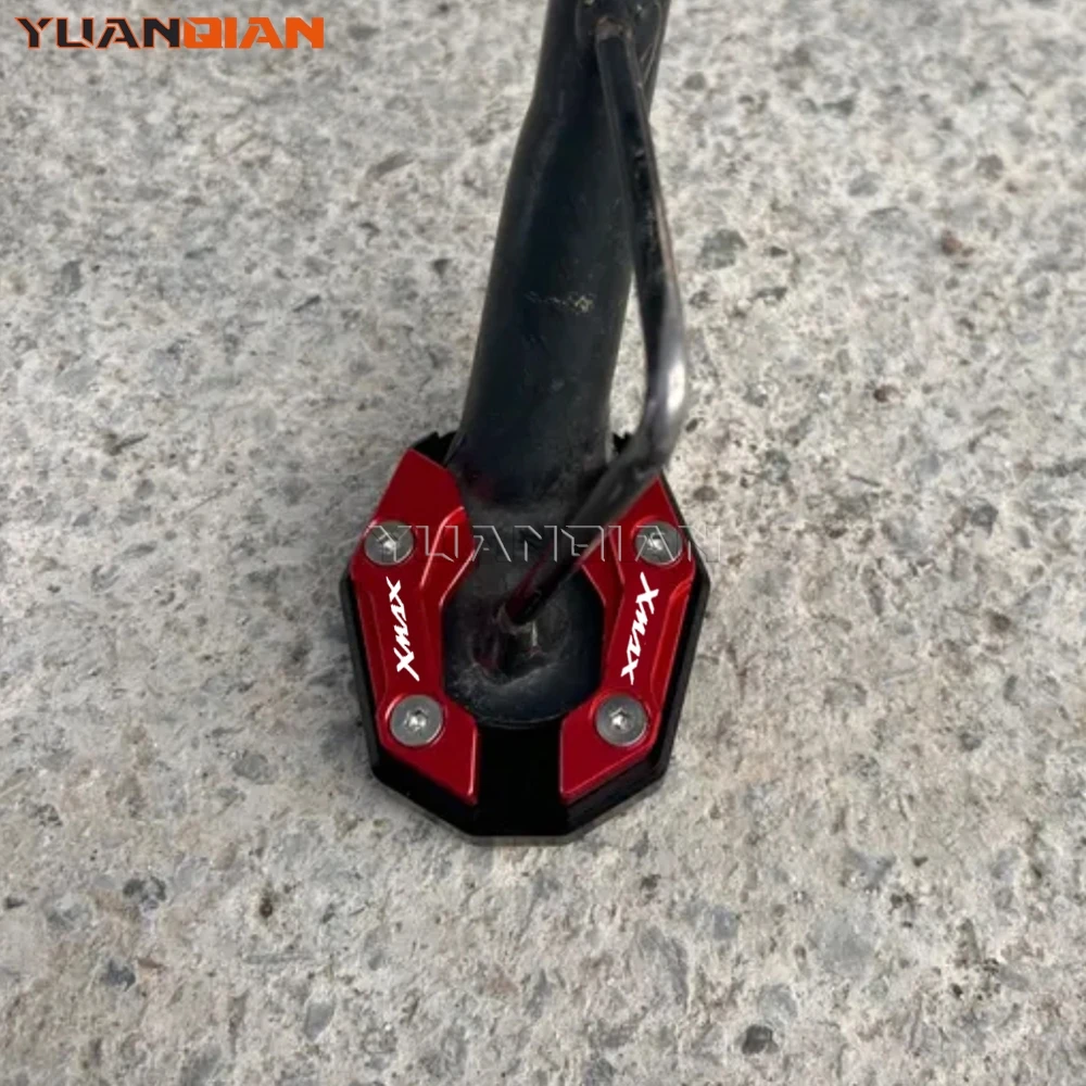 

For YAMAHA XMAX300 XMAX 125 250 300 400 2017-2025 2026 Motorcycle Accessories Kickstand Side Stand Enlarger Extension Plate Pad