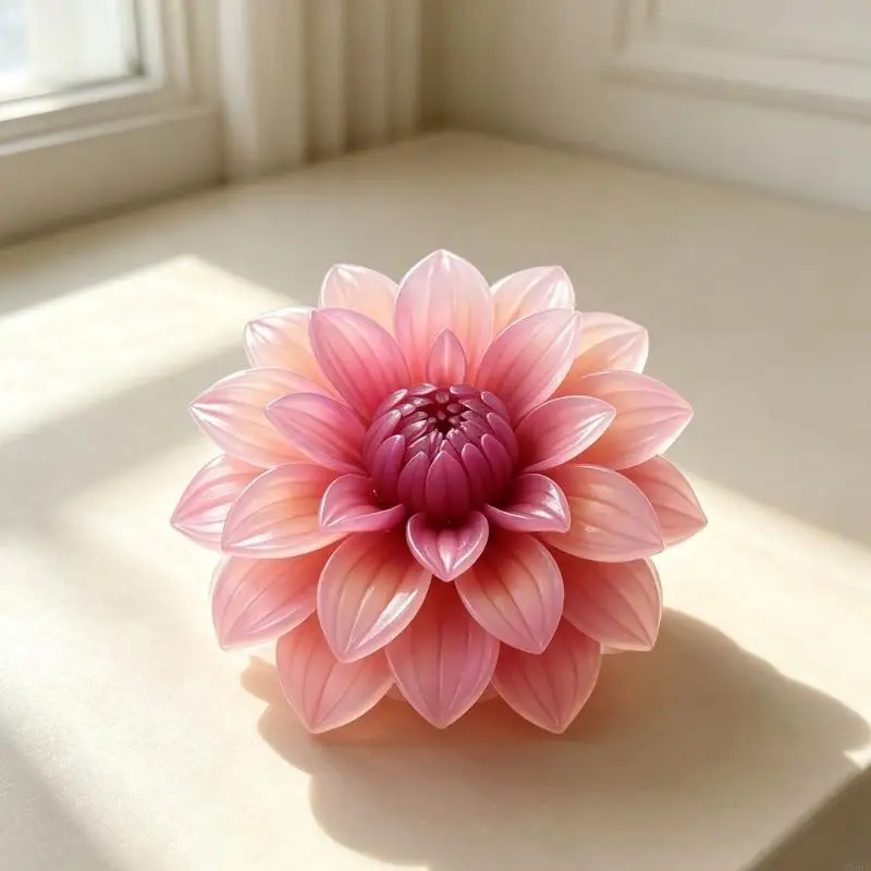 3D Flower Mould, Detailed Raised Blossom Soap Making Mould for Decorative Candle-Making and Repeat Craft Projects