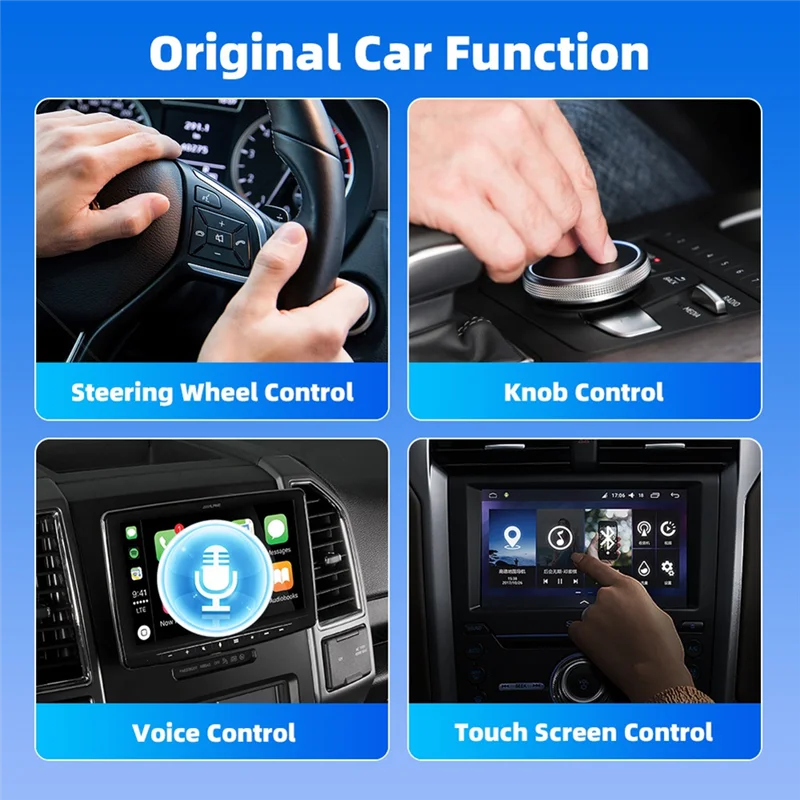 محول Carplay اللاسلكي Mini Ai Box لهاتف Iphone، تحويل الحجم السلكي إلى السيارة اللاسلكية