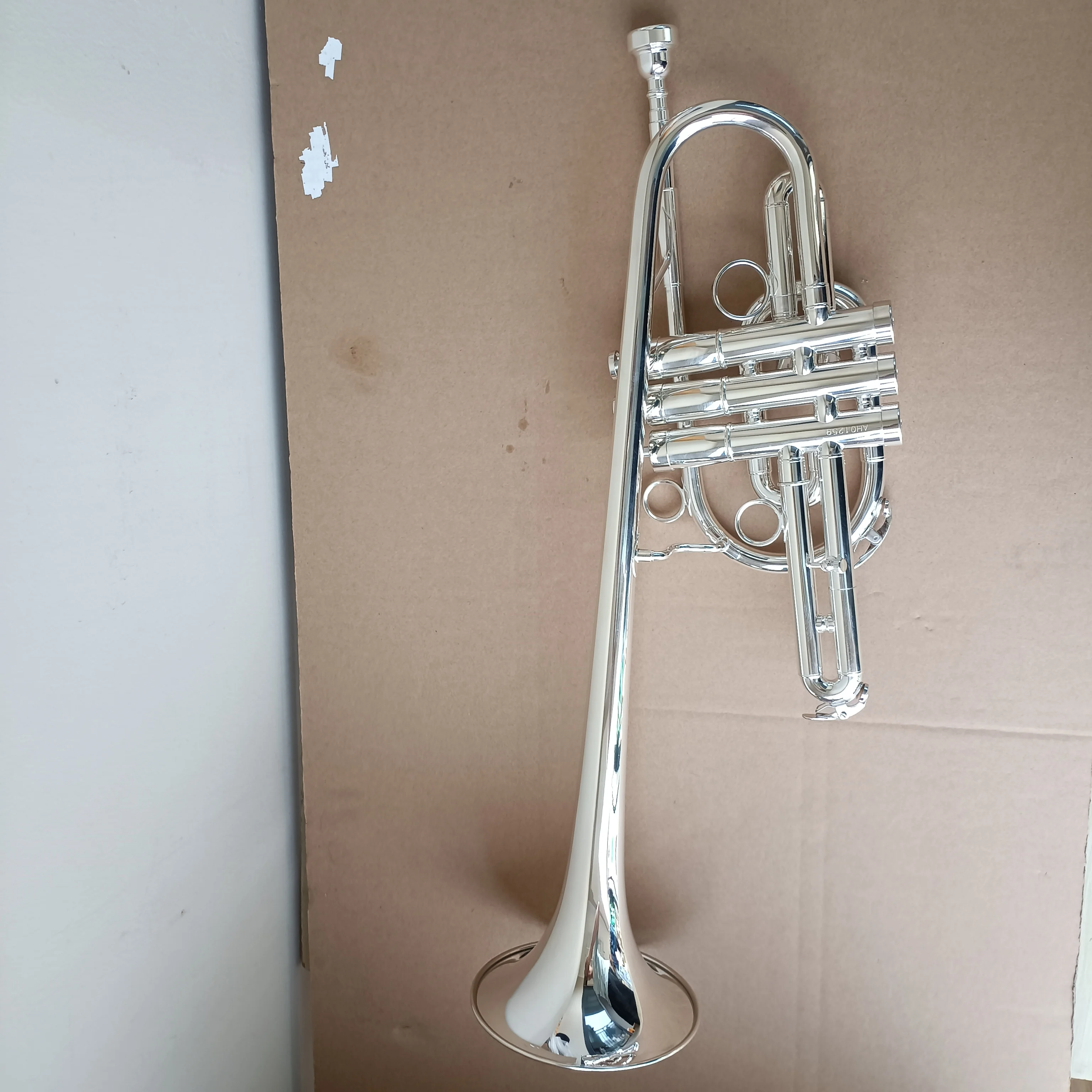 JYTR - E170 Marching Trumpet B key Silver plate Excellent quality and good sound with case mouthpieces