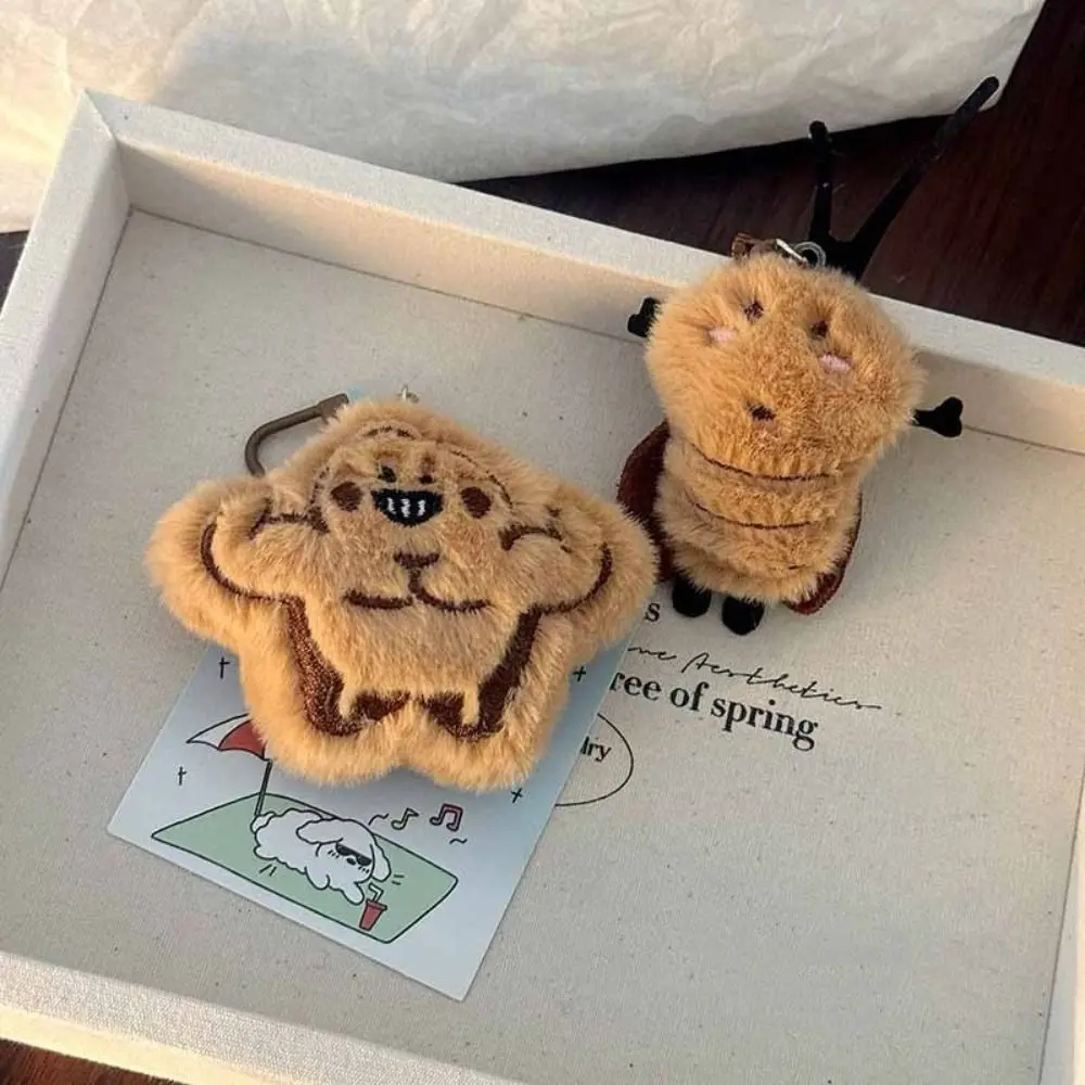 Schoolbag Stuffed Animal Cockroach Keychain Bag Charm Backpack Pendant Cockroach Pendant Cartoon Cute Insect Handbag