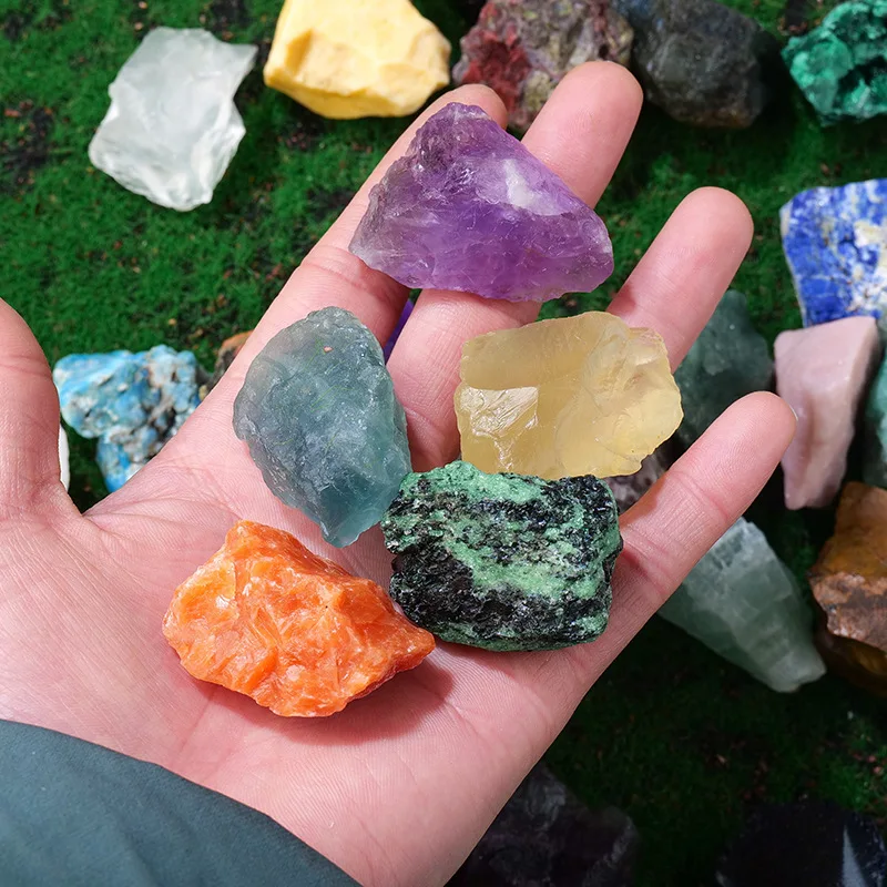 2-5cm Mineral raw stone 100G Amethyst Healing Spiritual atmosphere decor Aromatherapy part Natural Crystal Stone Home garden dec