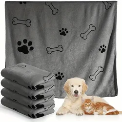 Quick-drying and Absorbent for Dog and Cat Bathing Pet Bath Towel Large Towel Soft Quick-drying Pet Store Gift Pet Supplies