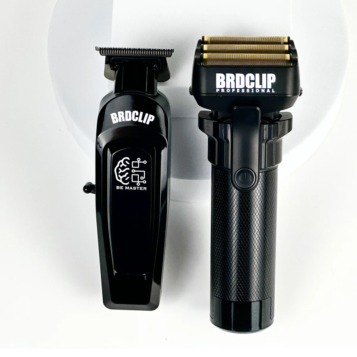 

Набор для стрижки бороды BRDCLIP, профессиональный триммер для волос, бритва с тремя фольгами, лезвие DLC, машинка для стрижки волос для мужчин