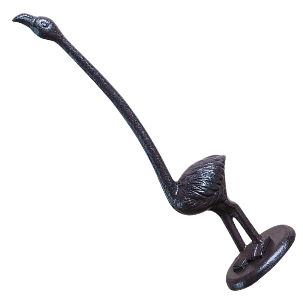 

Flamingo Paper Towel Holder Roll Stand Metal Kitchen Towel Storage Countertop Non-Slip Design Space Saving Vertical Organizer
