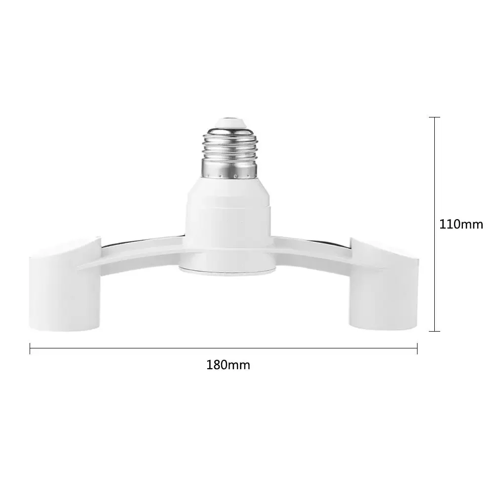 E27 to E27 LED Bulb Lamp Holder 2 in 1/3 in 1/4 in 1/5 in 1 E27 Base Socket Splitter LED Lamp Socket Light Bulb Adapter Holder image 6
