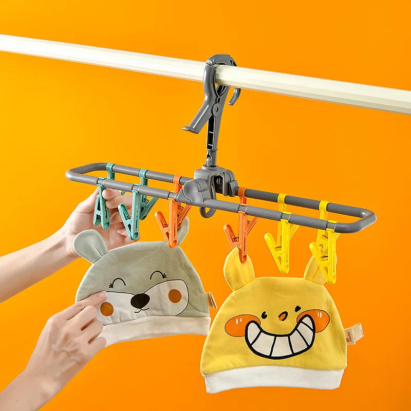 شماعات ملابس منزلية متعددة الوظائف ، مشبك تجفيف ، شماعات ملابس مقاومة للرياح ، مشبك جورب ، 12 مشبك ملابس داخلية