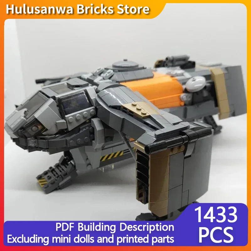 Military Model MOC Building Bricks Exploration Spacecraft 1 Modular Technology Gifts Holiday Assemble Children Toys Suit