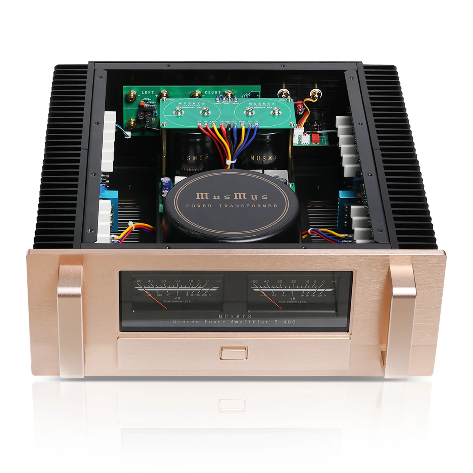 SUQIYA-référence Accuphase E-406 classe A et B amplificateur haute puissance Audio domestique HiFi post amplificateur 320W Protection des haut-parleurs