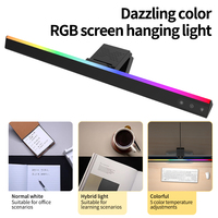 Led Computer Monitor Light Internet Bar Gaming Office Computer Display Screen Lamp Sync to Music RGB Stepless Dimming Lamp