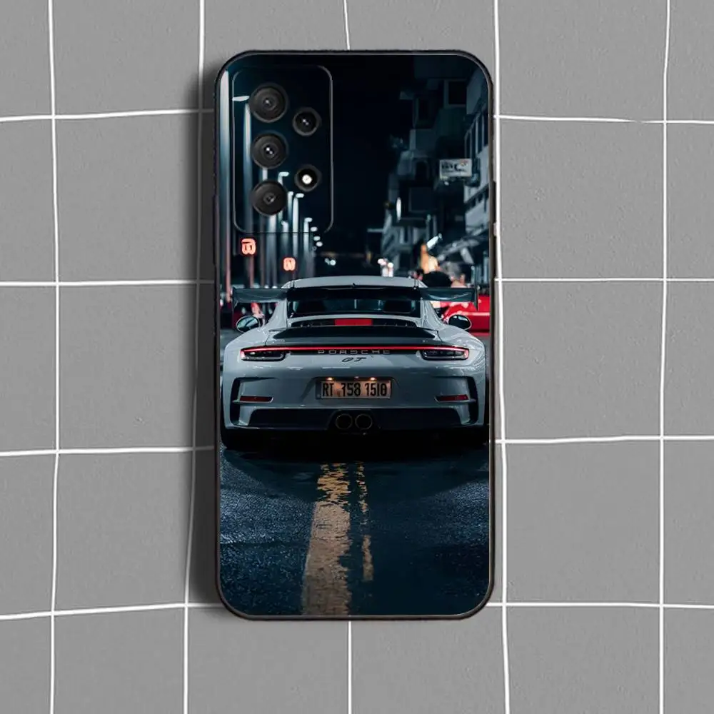 A-A6L Q5L A4L R8 حافظة هاتف السيارة لهاتف سامسونج جالاكسي A73,31,32,72,41,53,52,71,22,5G,Note,J7,8,9 غطاء أسود ناعم