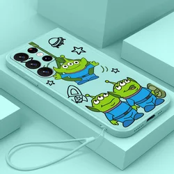 Toy Story Anime For Samsung S10e S20 S21 S22 S23 S24 Plus Lite Ultra FE 4G 5G Liquid Rope Silicone Phone Case Silicone Funda