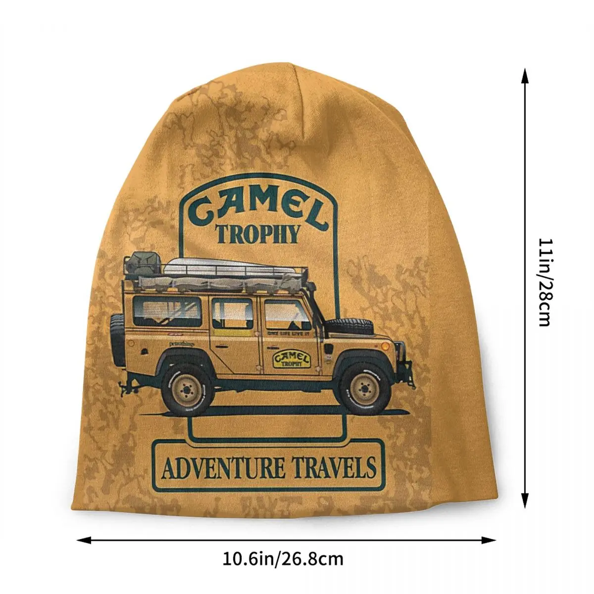 Camel Trophy Defender 110 Bonnet Hats Hip Hop Knitting Hat For Men Women Warm Winter Skullies Beanies Caps