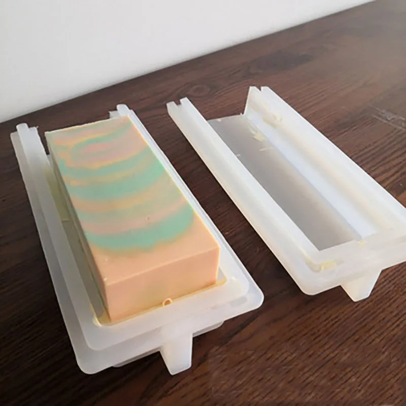 Square Silicone Mold for Handmade Soap Making, Big Size, Large, Long Tube, Tools, Tools, 6x6 cm