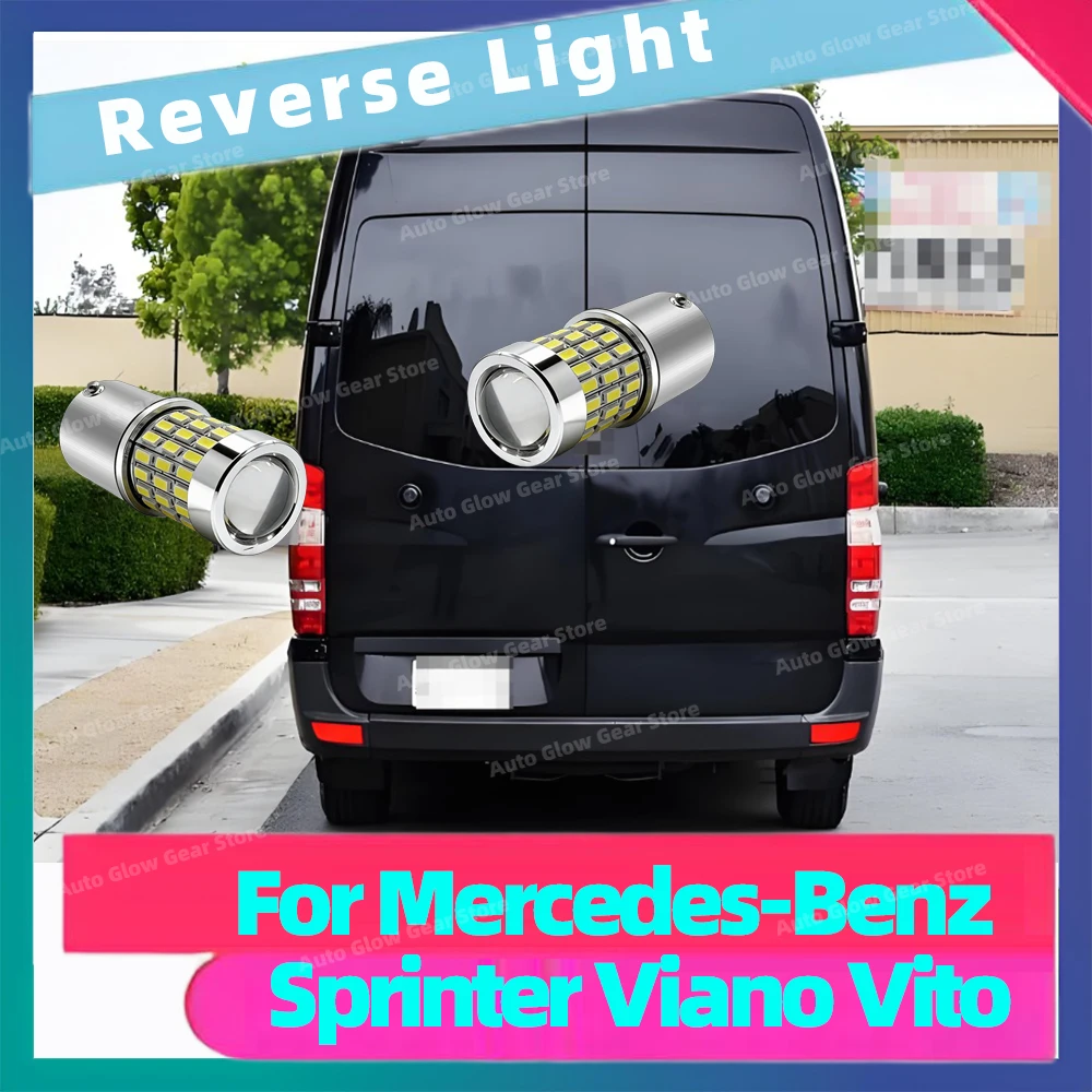 

2x LED Reverse Lamp Bulb P21W BA15S For Mercedes Benz Sprinter B902 B906 B907 B908 B910 B903 B904 B905 B909 Viano Vito W639 W638