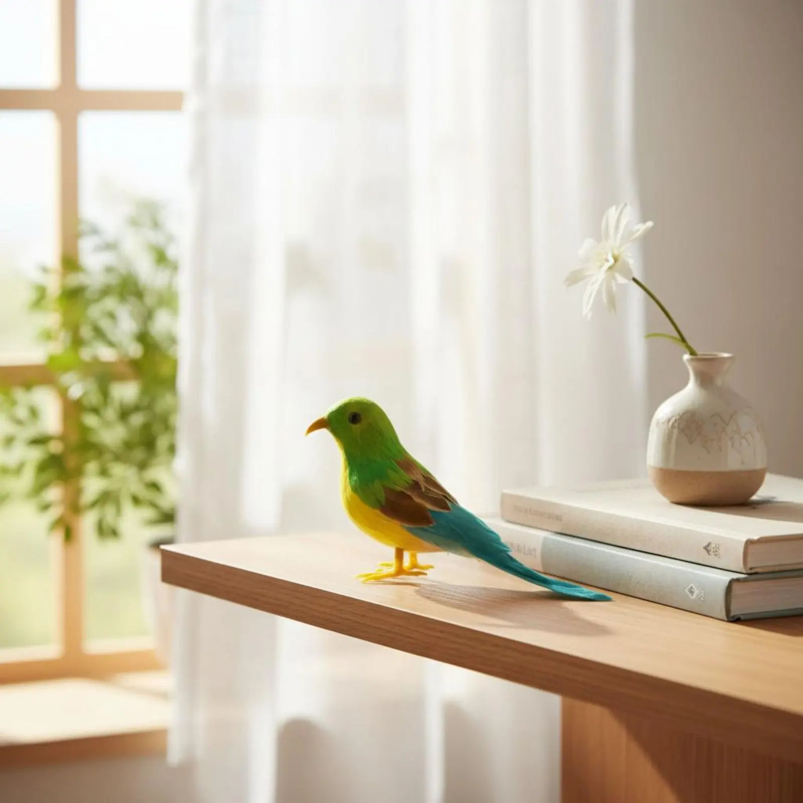 

Feather Bird Model Lightweight Feathered Bird Model Home Decor Long-Lasting for Shop Window, Living Room