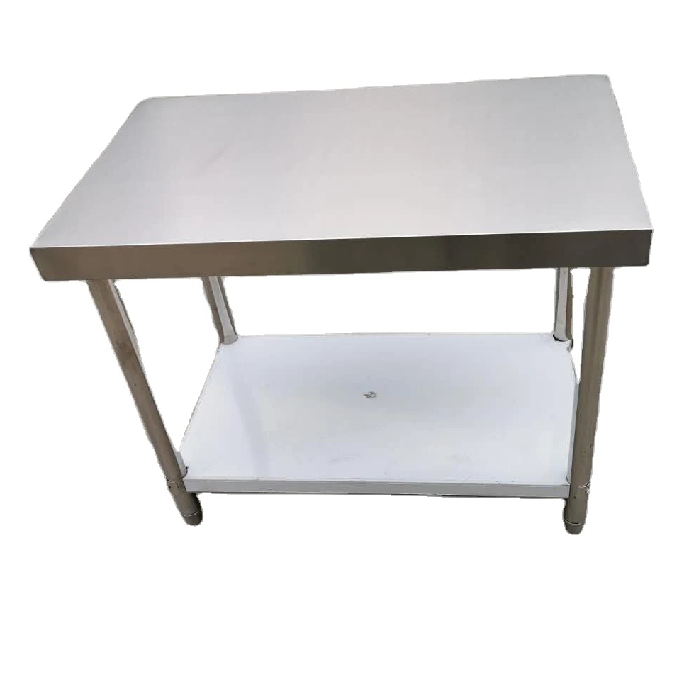 Factory Price Restaurant Kitchen Table / Stainless Steel Work Table