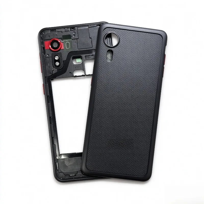 Middle Frame Plate+Battery Cover Back Case For Samsung Galaxy Xcover 5 G525 G525F Repair Parts Housing Cover