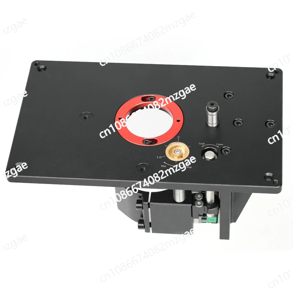Router Lift Table for Trim Router, Adjustable Lifting Workbench, Micro Lift Base for Woodworking Milling, Chamfering
