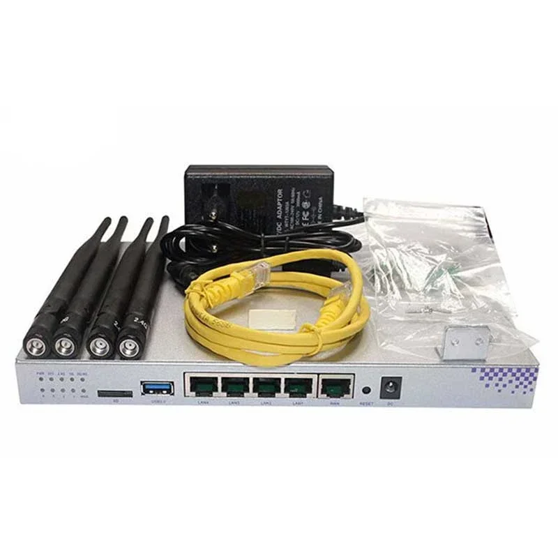 OpenWRT-enrutador WiFi 4G, enrutador 4 x LAN, Gigabit, 1200Mbps, 2,4 GHz, 5GHz, USB3.0, tarjeta SIM, 3G, Puerto PCIE integrado, Roteador de doble