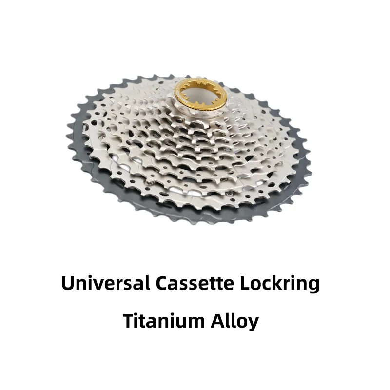 

S-PARTS Titanium Mountain/Road Bike Cassette Lockring‌, for 10-Speed, 11-Speed, 12-Speed Universal Titanium Cassette Lo