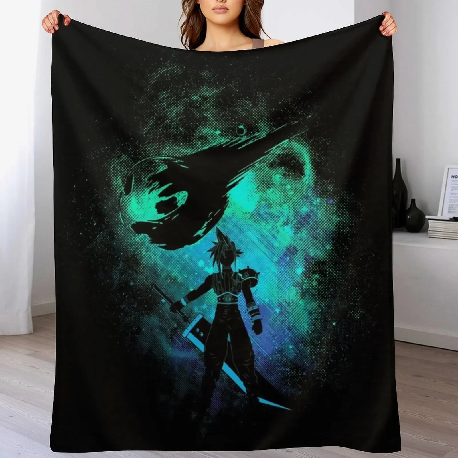 Ex soldier Art Throw Blanket Durable Warm Blanket for Daily Home Use