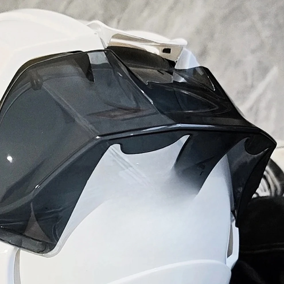 Motorcycle Helmet Spoiler Rear Trim Aerodynamic Tail Wing for RX‑7X RX7X VZ‑Ram RX7V RX7 Helmet Modification Accessory