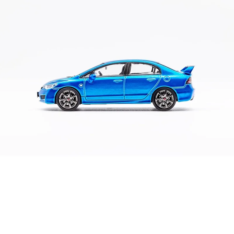 DCT 1:64 Civi-c Type-R FD2 Blue Alloy Simulation Model Car