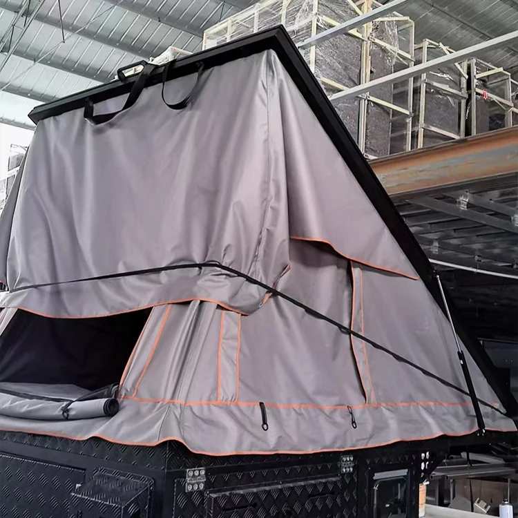 Aluminum Alloy Material Roof Tent Custom Fit Hilux Vigo Revo Waterproof Pickup Truck Bed Canopy for Short Bed 5FT Frontier Titon