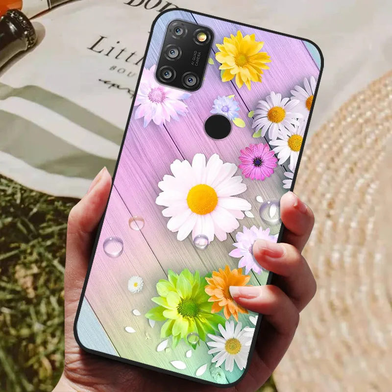 For Alcatel 3X 2020 Case Soft Silicone Wolf Lion TPU Phone Case for Alcatel 3X 2020 3 X 2020 Cover Funda on for Alcatel 5X 5061
