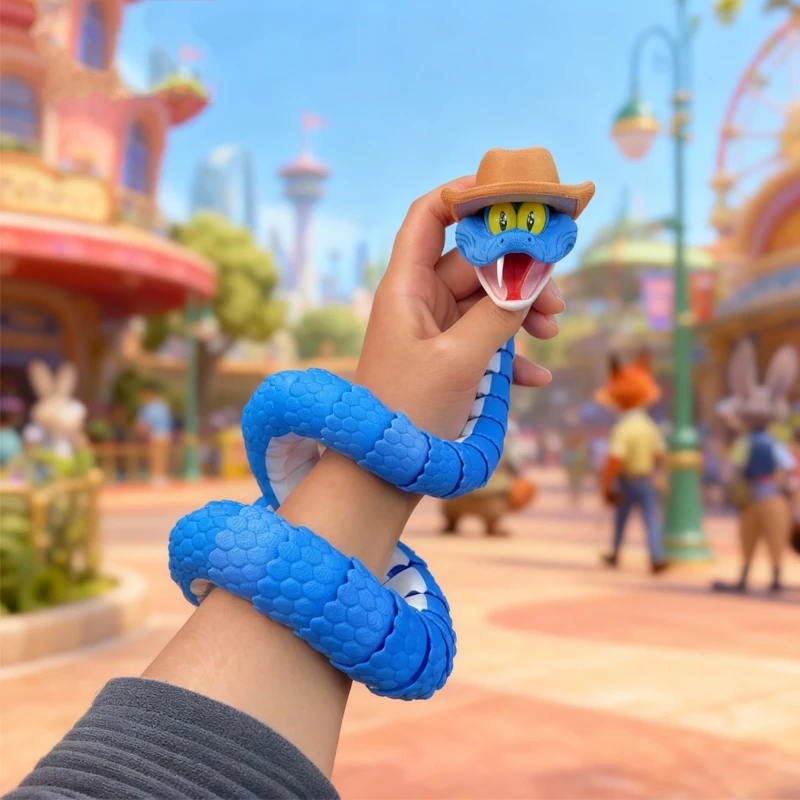 Zootopia Gary 3D Printing Action Figure Anime Movable Joint Fidget Toy Rotatable Articulated Office Desktop Ornament Toys Gift