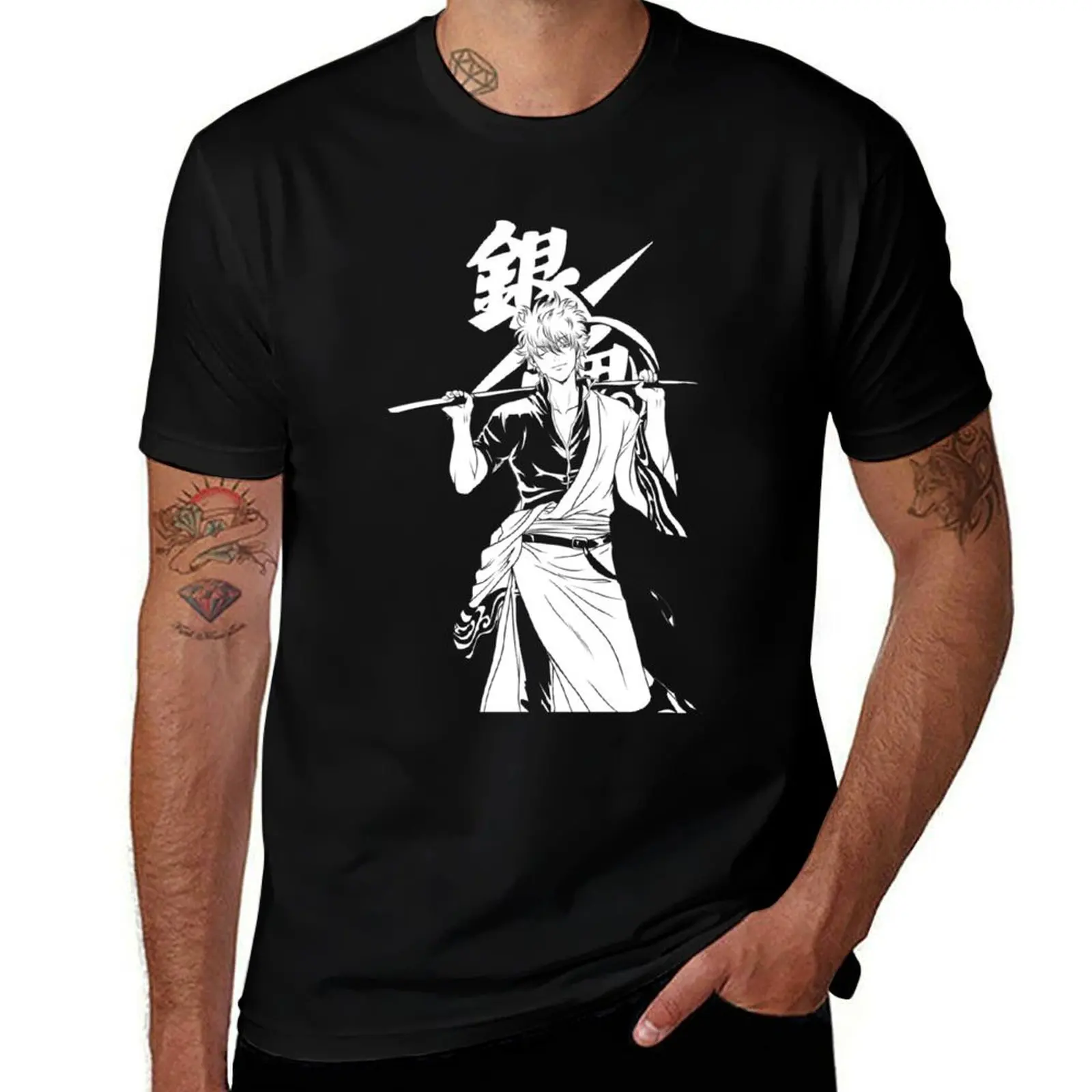 GINTOKI T-Shirt Fashion Casual Short Sleeve T-Shirt