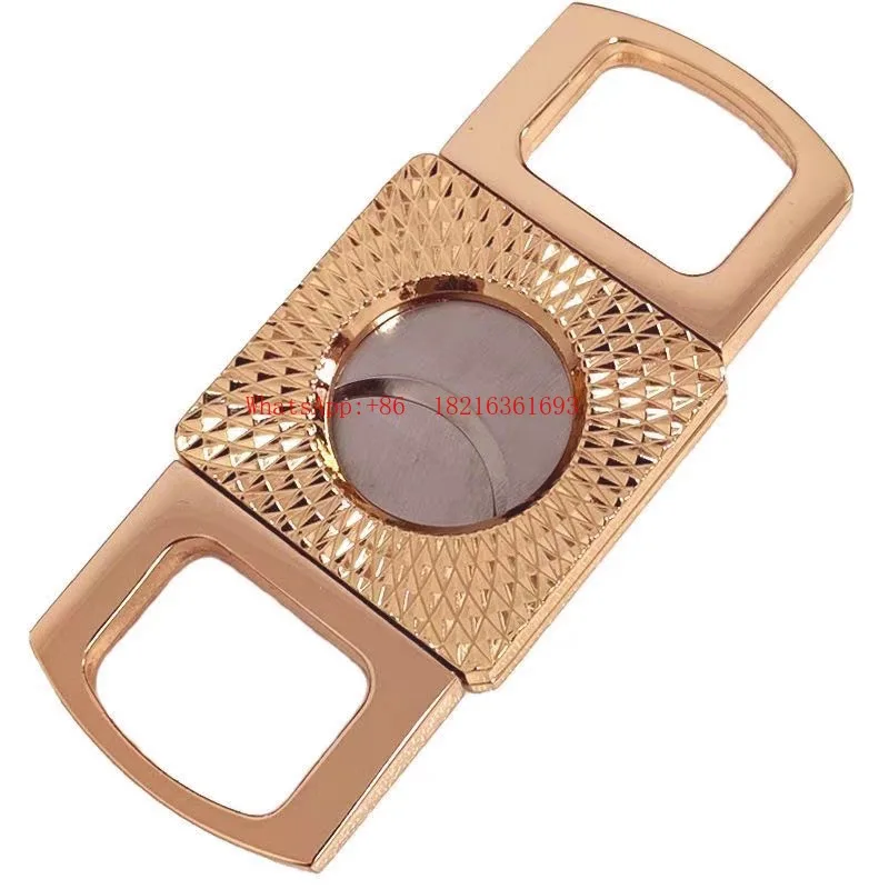 Flat Mouth Double Blade, High-end Rigid Blade, Thickened and Hard, Cigar Accessories