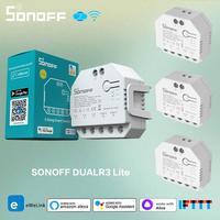 1-5PCS SONOFF DualR3 Lite DIY Smart Switch MINI Wifi Dual Relay Two Way Control Smart Timing Voice For Smart Home Automation