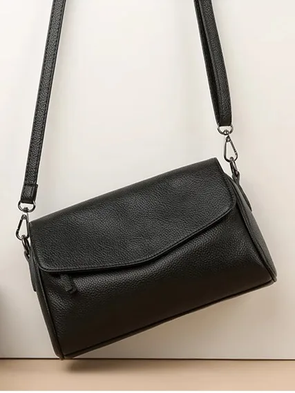 

Pure Top Layer Cowhide Women's Bag Multi-Slot Mom Bag 2026 New High-End Underarm Soft Leather Single Shoulder Crossbody Bag