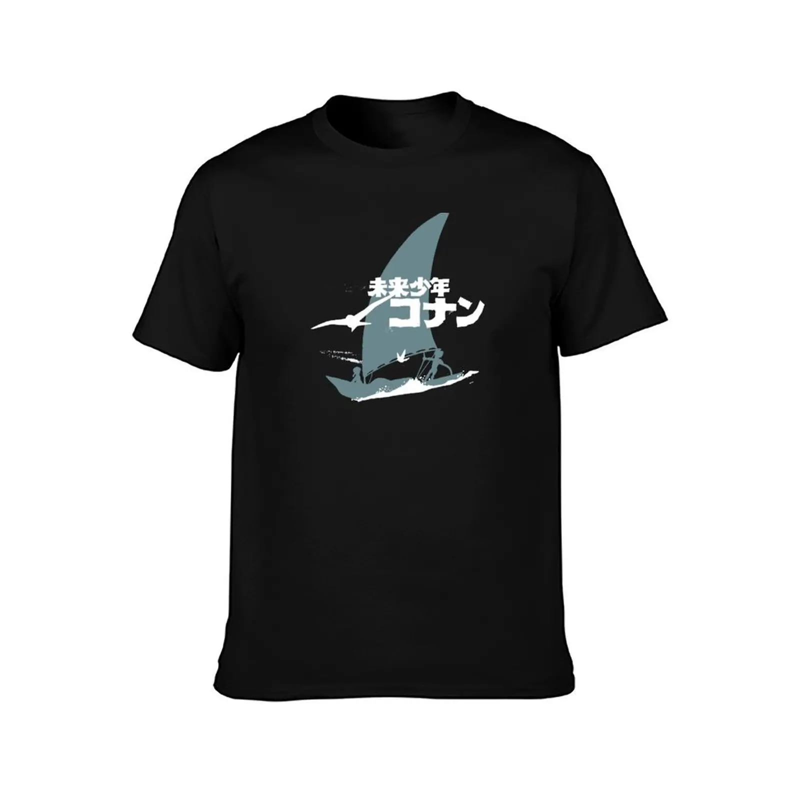 Conan the Future Boy - Conan il ragazzo del Futuro T-Shirt Basic Solid Tee for Daily Use T-Shirt