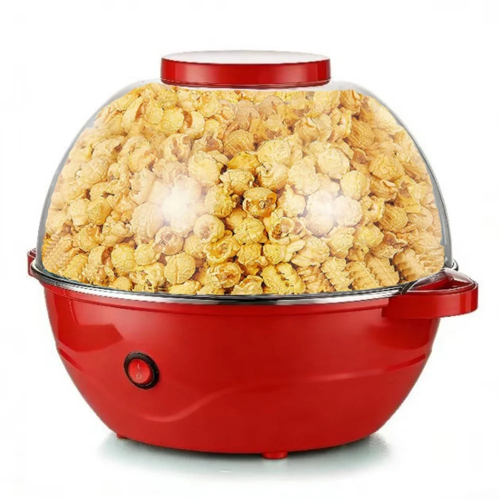 

Full-automatic popcorn machine electric electric heating popcorn machine can add oil and sugar to popcorn machine.