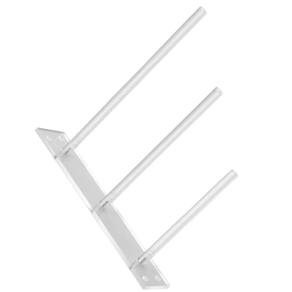 

Scrunchie Holder Acrylic Hair Tie Organizer Transparent Storage Stand For Hair Accessories Rubber Band Rope Display Rack