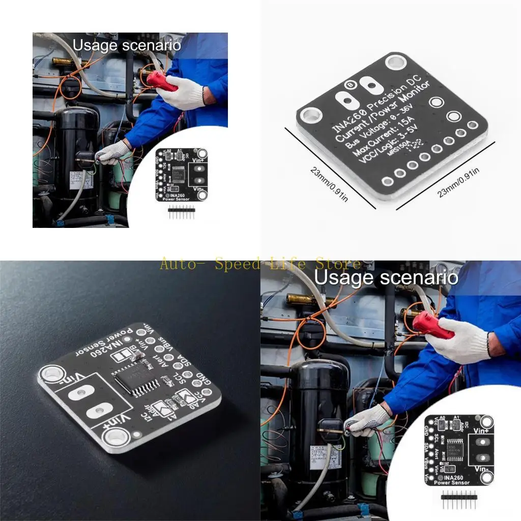 

02DA Advanced INA260 модуль обнаружения низкой мощности высокий/низкий напряжение мониторинг.