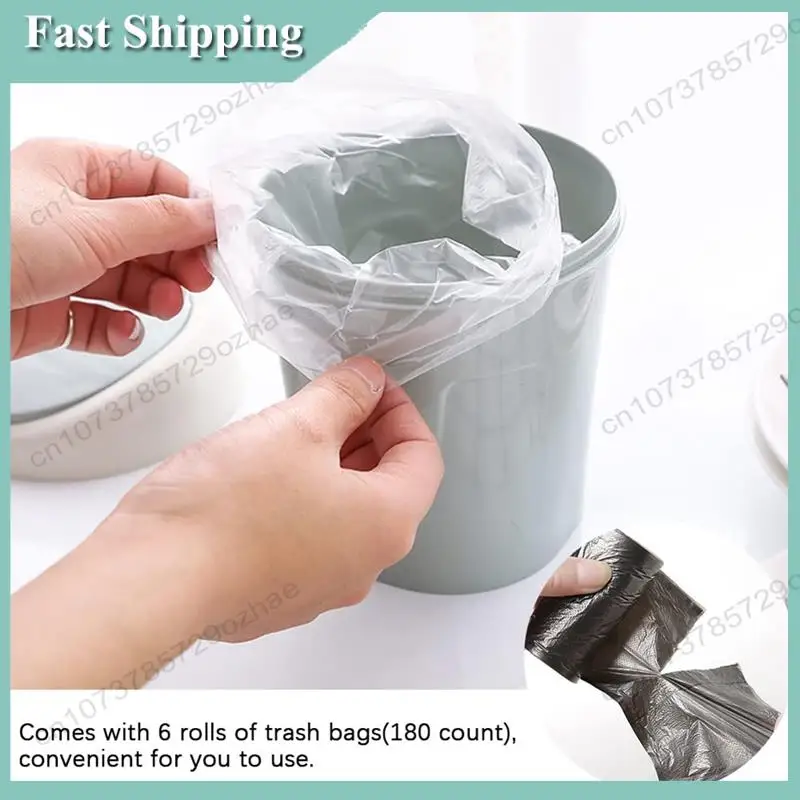 -A01R Mini Swing Lid Desktop Trash Can, Blue + Green + Pink, Plastic, 3 Colors