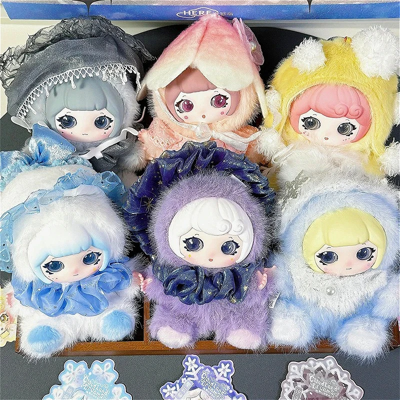 

Серия Ziyuli Cloudland Dreams: Сюрприз-бокс с милыми виниловыми плюшевыми подвесками, брелок-кукла-облако, загадочные игрушки, изысканный подарок