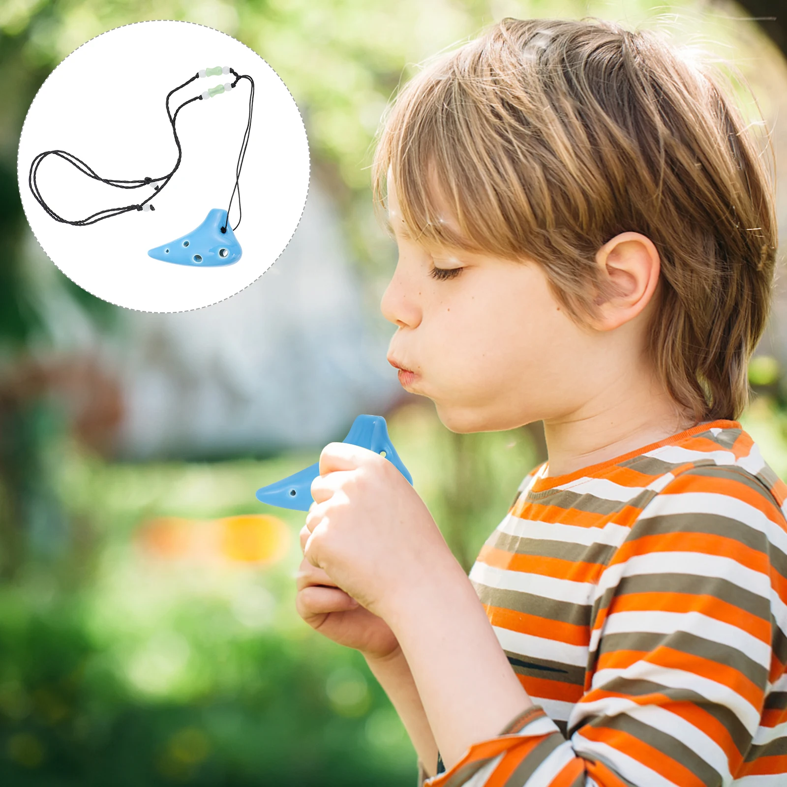 

6 Hole Mini Dolomite Ocarina Portable Beginner Kids Student Calcined Music Instrument Gift 6 Hole Ocarina