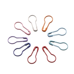 50/100pcs/Lot Colorful Gourd Shape Safety Pins Paper Clip DIY Sewing Tools Metal Needles Large Safety Pin Brooch Accessories