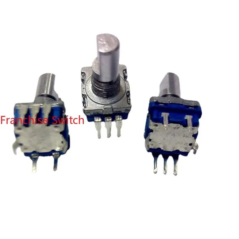 10PCS EC11 ENCODER DIGITAL  20 POSITION WITH SWITCH SHAFT LENGTH 15MM Car Navigation Encoder