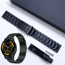 22mm Watch Strap for Garmin Venu 3 2 Titanium Metal Bracelet Forerunner 265 255Music/Vivoactive 4/Active Replacement WatchBands