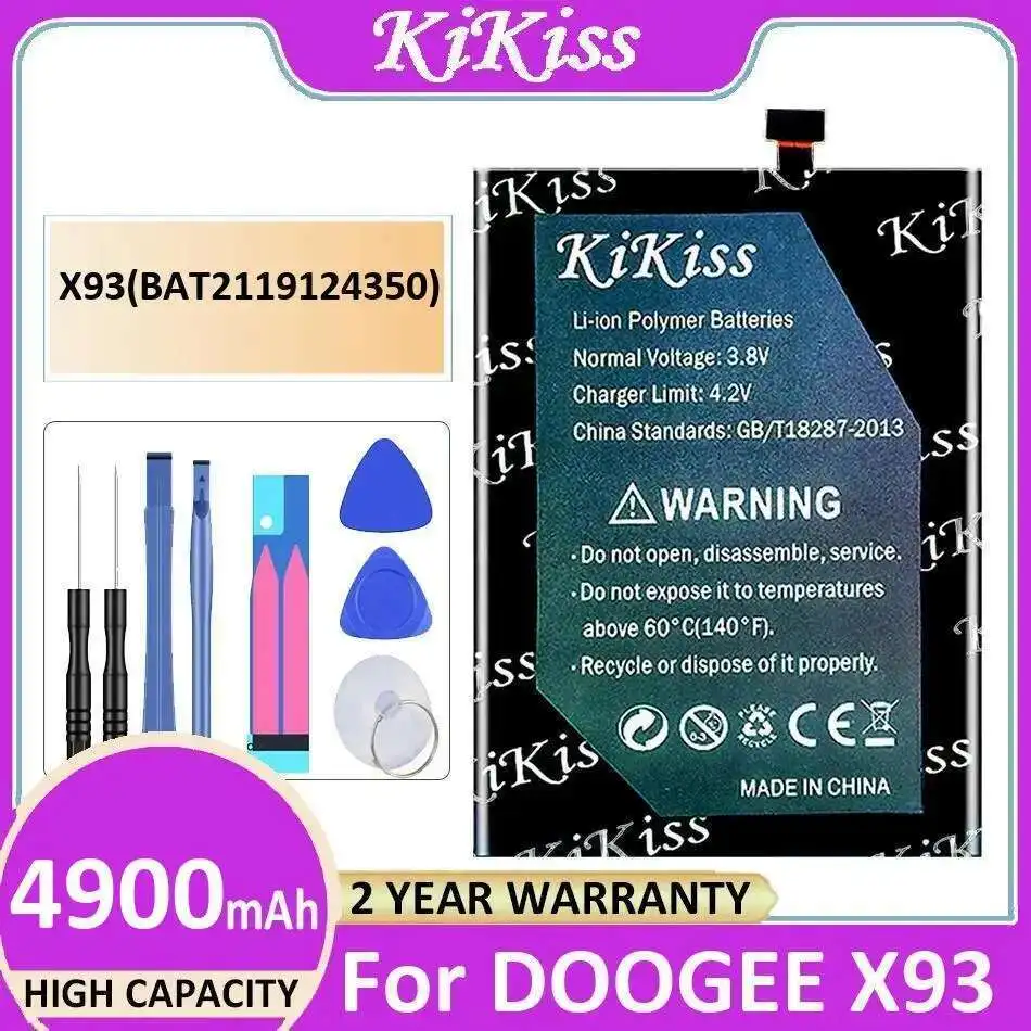 

X93 BAT2119124350 Mobile Phone Battery High-Capacity 4900Mah For Doogee